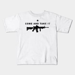 Come and Take It AR15 - Distressed Kids T-Shirt